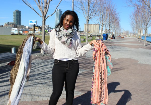 How to Style your scarf